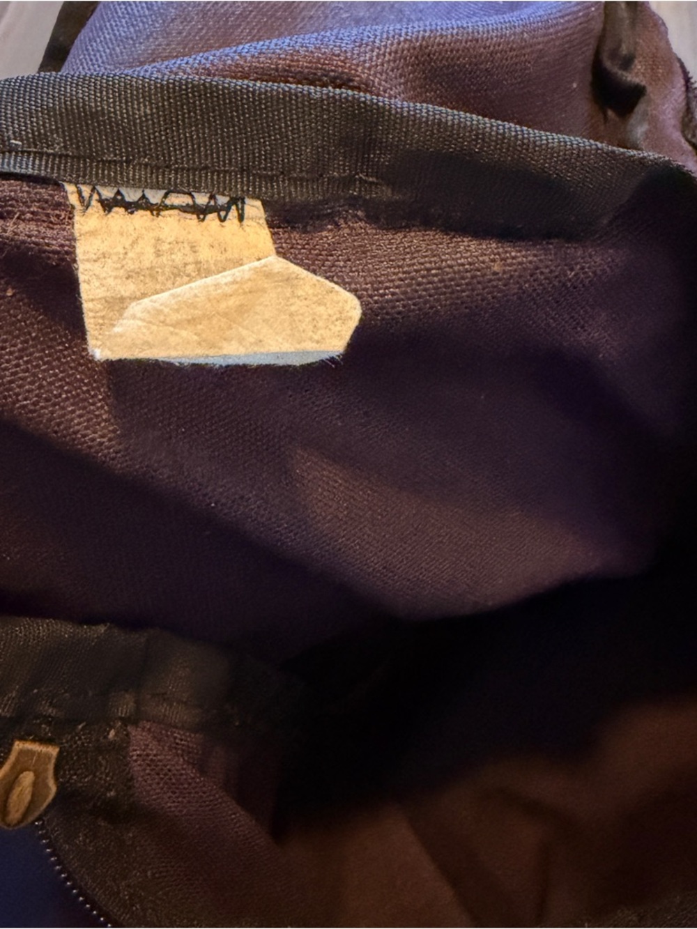 Vintage JanSport Purple Backpack with Tan Accents - Picture 12 of 13